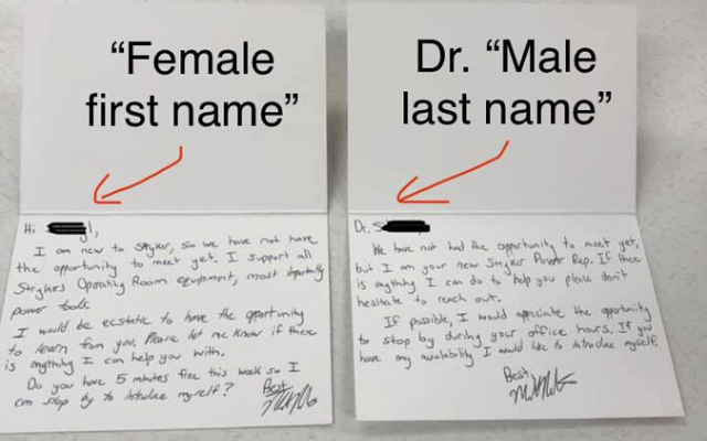 doctor gender bias