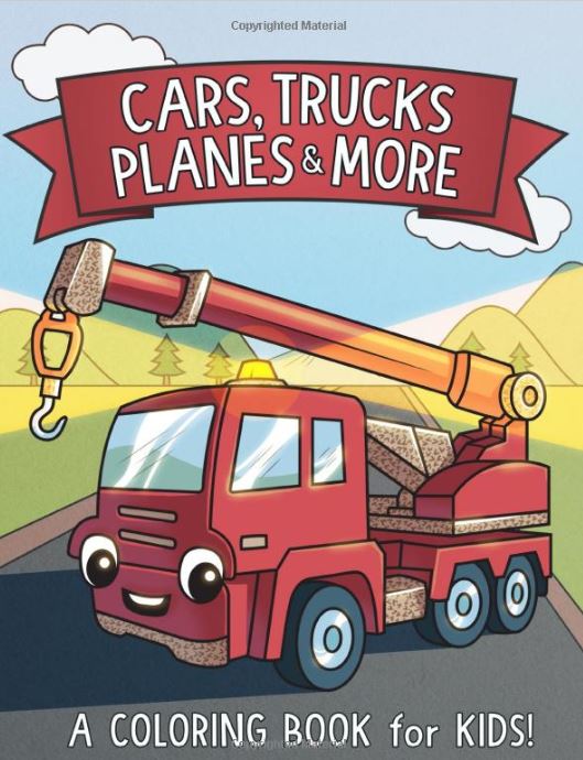 best vehicle coloring books